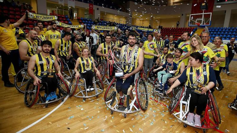 Fenerbahçe Tekerlekli Sandalye Basketbol Takımı şampiyonluğa ulaştı!